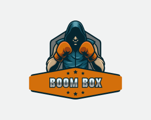 Boxing Fighter Athlete logo design