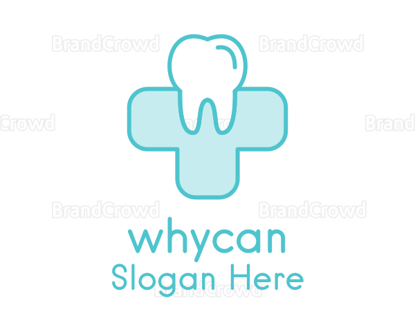 Dental Health Medical Cross Logo