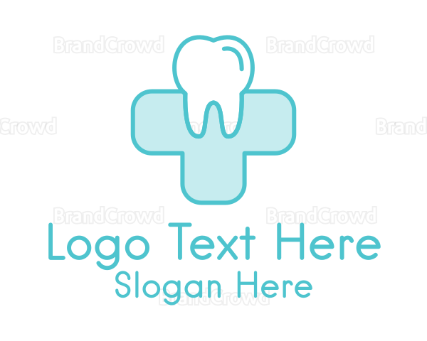 Dental Health Medical Cross Logo