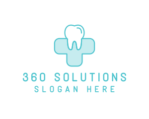 Dental Health Medical Cross  logo design