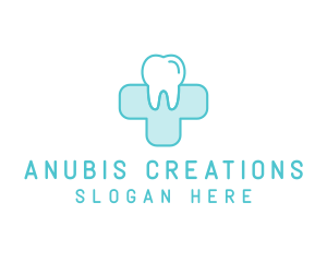 Dental Health Medical Cross  logo design