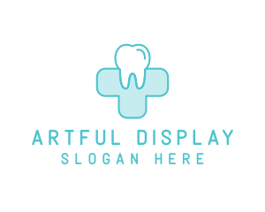 Dental Health Medical Cross  logo design