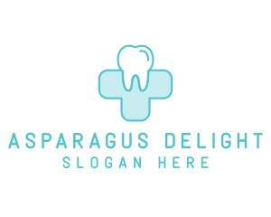 Dental Health Medical Cross  logo design