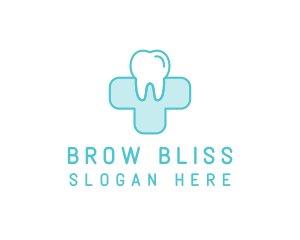 Dental Health Medical Cross  logo design