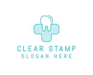 Dental Health Medical Cross  logo design