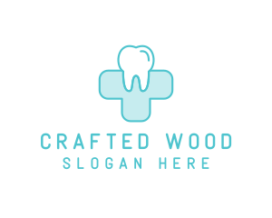 Dental Health Medical Cross  logo design