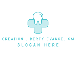 Dental Health Medical Cross  logo design