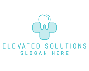 Dental Health Medical Cross  logo design