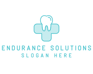 Dental Health Medical Cross  logo design