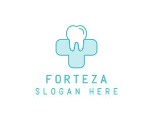 Dental Health Medical Cross  logo design