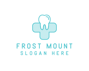 Dental Health Medical Cross  logo design