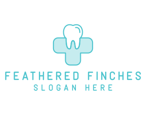 Dental Health Medical Cross  logo design