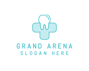 Dental Health Medical Cross  logo design