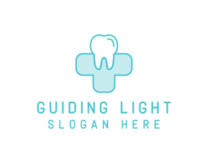 Dental Health Medical Cross  logo design