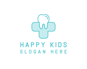 Dental Health Medical Cross  logo design