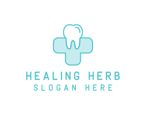 Dental Health Medical Cross  logo design