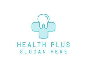 Dental Health Medical Cross  logo design