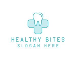 Dental Health Medical Cross  logo design