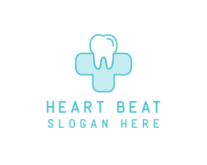 Dental Health Medical Cross  logo design