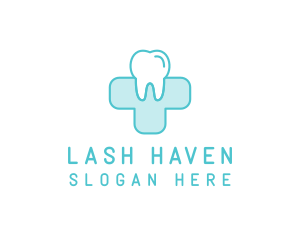 Dental Health Medical Cross  logo design