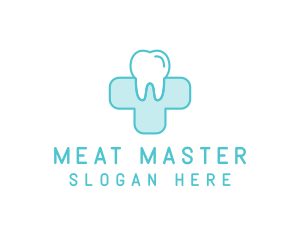 Dental Health Medical Cross  logo design