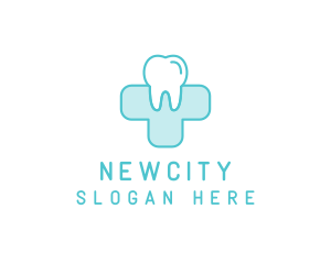 Dental Health Medical Cross  logo design