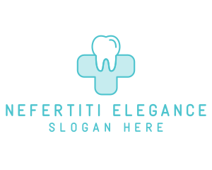 Dental Health Medical Cross  logo design