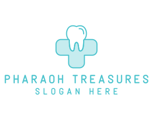 Dental Health Medical Cross  logo design