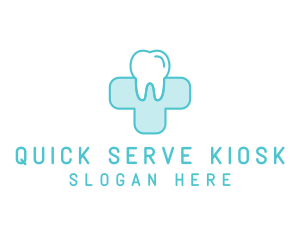 Dental Health Medical Cross  logo design