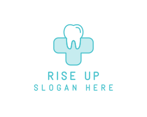 Dental Health Medical Cross  logo design