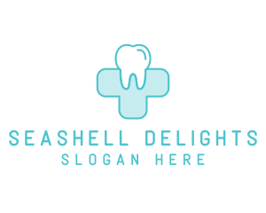 Dental Health Medical Cross  logo design