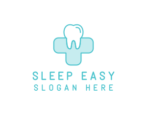 Dental Health Medical Cross  logo design