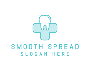 Dental Health Medical Cross  logo design