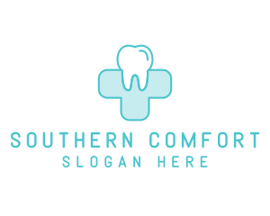 Dental Health Medical Cross  logo design