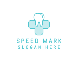 Dental Health Medical Cross  logo design