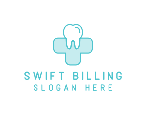 Dental Health Medical Cross  logo design