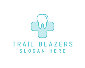 Dental Health Medical Cross  logo design