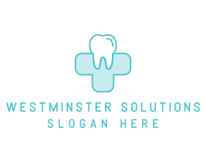 Dental Health Medical Cross  logo design