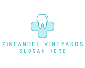 Dental Health Medical Cross  logo design