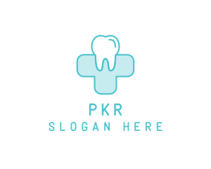 Dental Health Medical Cross  logo design