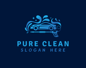 Car Pressure Washing logo design