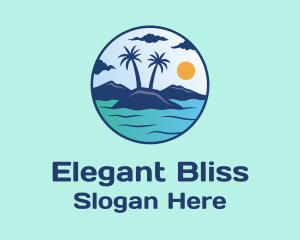 Coconut Tree Island  Logo