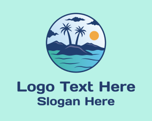 Coconut Tree Island  Logo