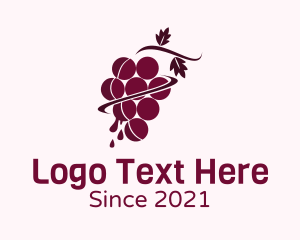 Orchard - Grape Juice Plant logo design