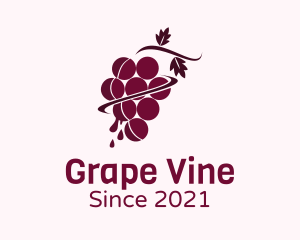 Grape - Grape Juice Plant logo design