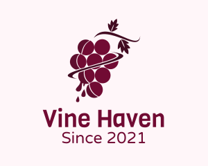 Grape Juice Plant logo design