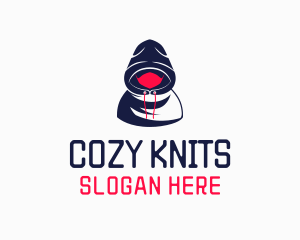 Sweater - Masked Hood Human logo design