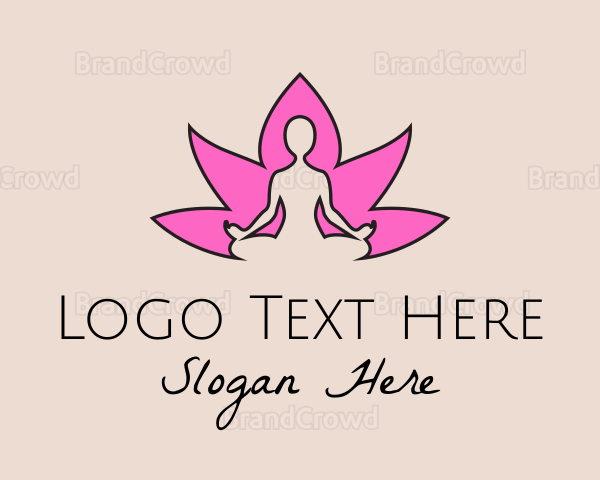 Flower Yoga Fitness Logo