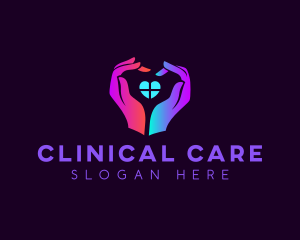 Hand Heart Clinic logo design