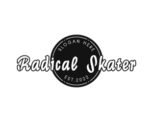 Urban Skating Badge logo design